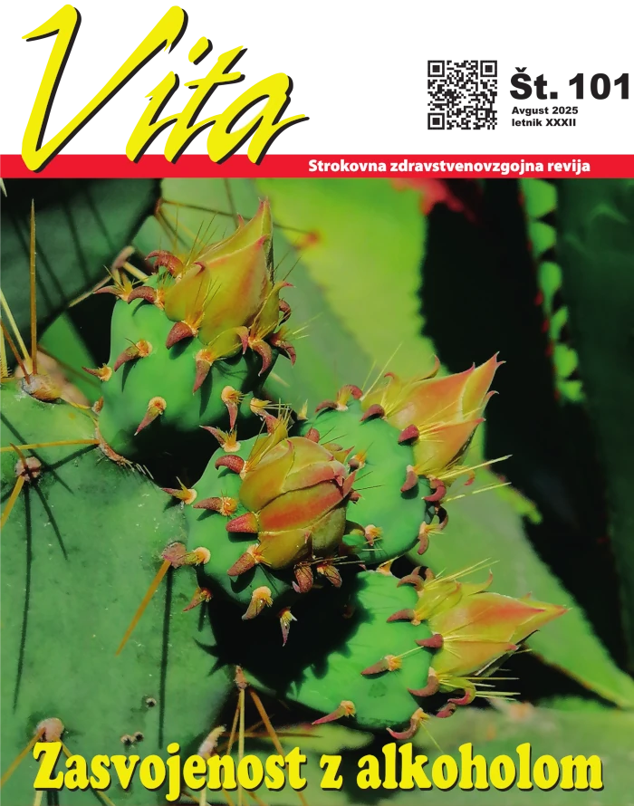 Naslovnica Revije Vita Zasvojenost z alkoholom